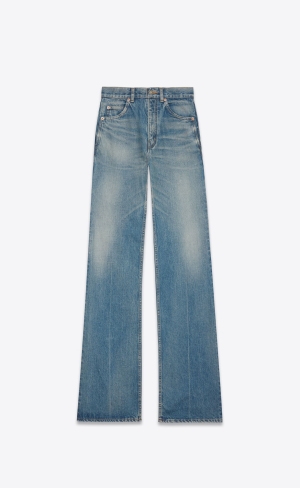 YSL 70's Jeans Modre | 67394-HTZU