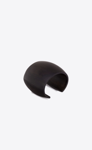 YSL Organic Bangle In Bamboo Tmavo Hnede Zlate | 93872-MIWQ