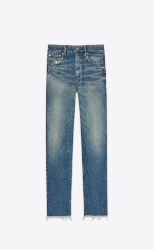 YSL Rovno Jeans Modre | 75184-OHIE