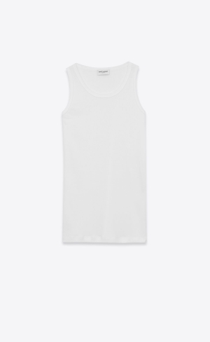 YSL Tank Top In Jersey Biele | 74386-VRWN